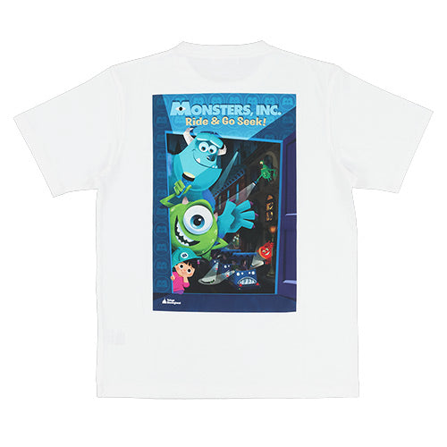 TDR - 2026 "Monsters, Inc. Ride & Go Seek!" Poster in the Back T Shirt for Adults (Release Date: Jul 16, 2026)