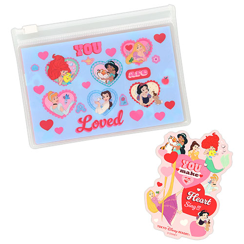 TDR - 2026 Disney Princess "You are Loved!" Collection x Stickers & Zip Case Set (Release Date: Jul 16, 2026)