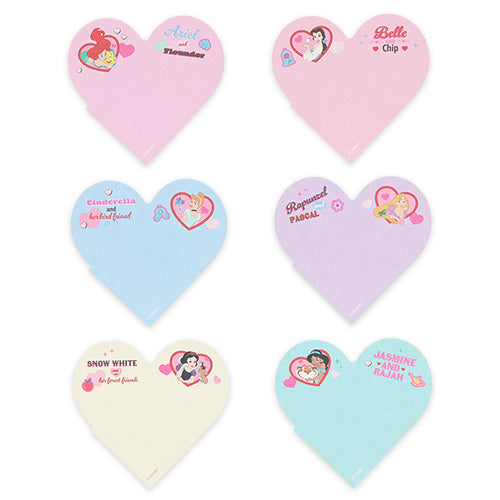 TDR - 2026 Disney Princess "You are Loved!" Collection x Memo Pads Set of 6 (Release Date: Jul 16, 2026)