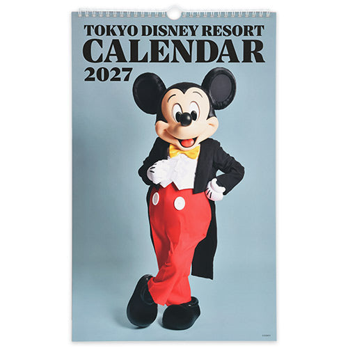 TDR - 2026 Calendar & Organizer x Mickey Mouse Different Costumes 2027 Wall Calendar (Release Date: Aug 13, 2026)