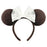 TDR - 2026 Minnie Mouse Lace Bow & Velvet Ear Headband Color: Brown (Release Date: Sep 24, 2026)