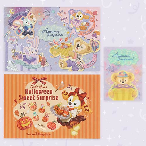 TDR - 2026 Duffy & Friends Halloween Autumn Surprise!! Collection x Post Card & Stickers Set (Release Date: Aug 25, 2026)