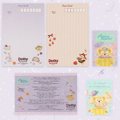 TDR - 2026 Duffy & Friends Halloween Autumn Surprise!! Collection x Post Card & Stickers Set (Release Date: Aug 25, 2026)