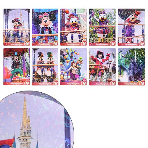 TDR - 2026 Disney Halloween Tokyo Disneyland Parade "The Villains Halloween 'Into the Frenzy' Collection Card Set (Release Date: Sep 15, 2026)