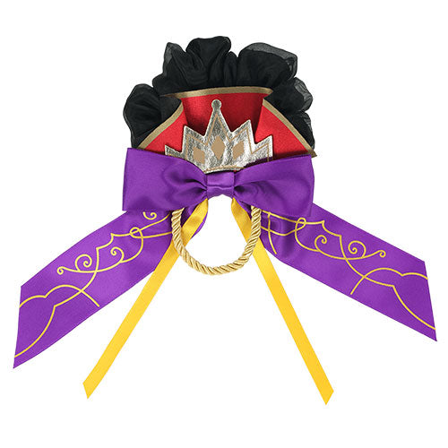 TDR - 2026 Diseny Halloween Tokyo Disneyland Parade "The Villains Halloween 'Into the Frenzy' "Scrunchies Color: Purple with Crown (Release Date: Sep 15, 2026)