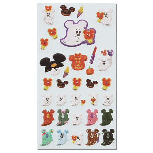 TDR - 2026 Disney Halloween x Mickey & Minnie Mouse 'Scared Ghost & Pumpkin Lantern Collection x Sticker Set (Release Date: Sept 15, 2026)
