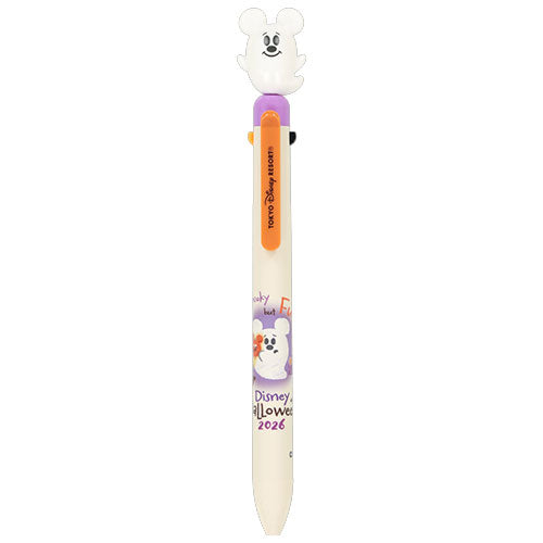 TDR - 2026 Disney Halloween x Mickey & Minnie Mouse 'Scared Ghost & Pumpkin Lantern Collection x 3 Colors Ballpoint Pen & Mechanical Pencil (Release Date: Sept 15, 2026)