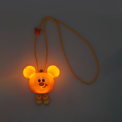 TDR - 2026 Disney Halloween x Mickey & Minnie Mouse 'Scared Ghost & Pumpkin Lantern Collection x Pumpkin Lantern Light Up Necklace (Release Date: Sept 15, 2026)