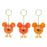 TDR - 2026 Disney Halloween x Mickey & Minnie Mouse 'Scared Ghost & Pumpkin Lantern Collection x Pumpkin Lantern Plush Keychains Set of 3 (Release Date: Sept 15, 2026)