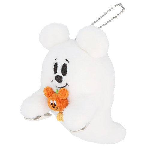 TDR - 2026 Disney Halloween x Mickey & Minnie Mouse 'Scared Ghost & Pumpkin Lantern Collection x Shoulder Plush Toy & Keychain (Release Date: Sept 15, 2026)