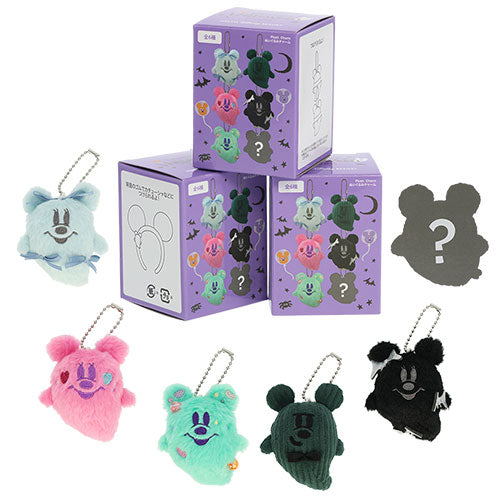 TDR - 2026 Disney Halloween x Mickey & Minnie Mouse 'Scared Ghost & Pumpkin Lantern Collection x Mystery Plush Keychain Single Box (Release Date: Sept 15, 2026)