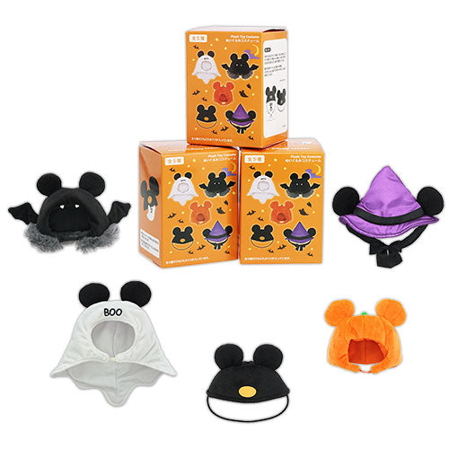 TDR - 2026 Disney Halloween x Mickey & Minnie Mouse 'Scared Ghost & Pumpkin Lantern Collection x Mystery Plush Toy Costume Single Box (Release Date: Sept 15, 2026)
