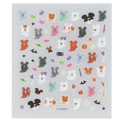 TDR - 2026 Disney Halloween x Mickey & Minnie Mouse 'Scared Ghost & Pumpkin Lantern Collection x "Glow in the Dark" Nail Stickers Set of 2 (Release Date: Sept 15, 2026)
