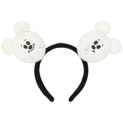 TDR - 2026 Disney Halloween x Mickey & Minnie Mouse 'Scared Ghost & Pumpkin Lantern Collection x 2 Ghosts Headband (Release Date: Sept 15, 2026)