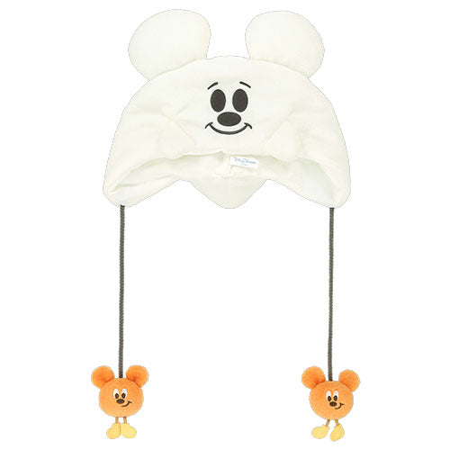 TDR - 2026 Disney Halloween x Mickey & Minnie Mouse 'Scared Ghost & Pumpkin Lantern Collection x Fan Cap (Release Date: Sept 15, 2026)