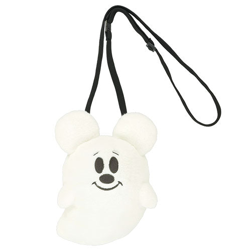 TDR - 2026 Disney Halloween x Mickey & Minnie Mouse 'Scared Ghost & Pumpkin Lantern Collection x Ghost Plushy Shoulder Bag (Release Date: Sept 15, 2026)