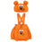 TDR - 2026 Disney Halloween x Mickey & Minnie Mouse 'Scared Ghost & Pumpkin Lantern Collection x Pumpkin Lantern Bloomers Oversalls and Hat Set for Adults (Release Date: Sept 15, 2026)