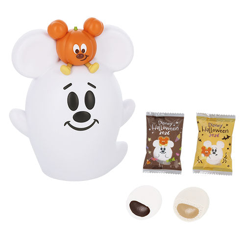 TDR - 2026 Disney Halloween x Mickey & Minnie Mouse 'Scared Ghost & Pumpkin Lantern Collection x Case with Marshmallow (Release Date: Sept 15, 2026)
