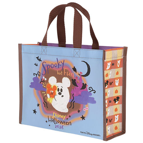 TDR - 2026 Disney Halloween x Mickey & Minnie Mouse 'Scared Ghost & Pumpkin Lantern Collection x Almond Chocolate Bars with Tote Bag Set (Release Date: Sept 15, 2026)