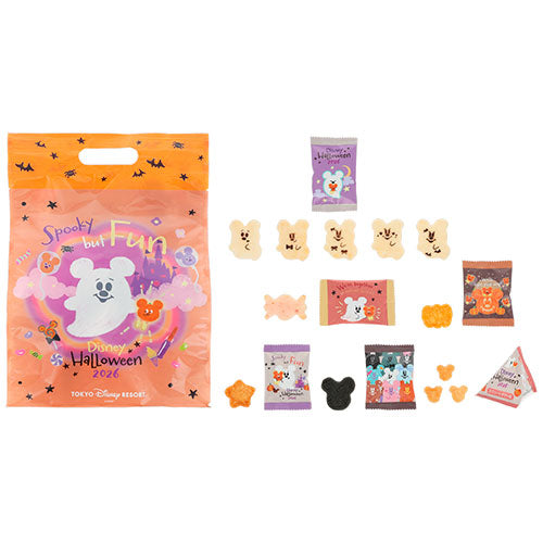 TDR - 2026 Disney Halloween x Mickey & Minnie Mouse 'Scared Ghost & Pumpkin Lantern Collection x Rice Crackers Set (Release Date: Sept 15, 2026)
