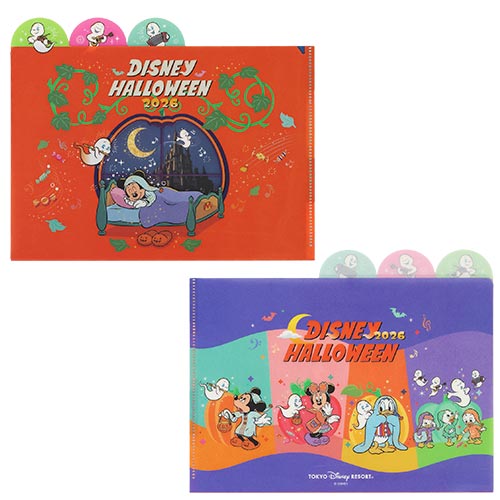 TDR - 2026 Halloween Mickey & Friends Treasure Collection x Clear Folders Set of 2 (Release Date: Sep 15, 2026)