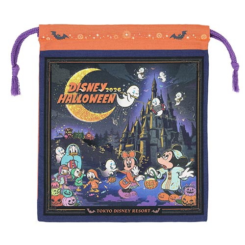 TDR - 2026 Halloween Mickey & Friends Treasure Collection x Drawstring Bag (Release Date: Sep 15, 2026)