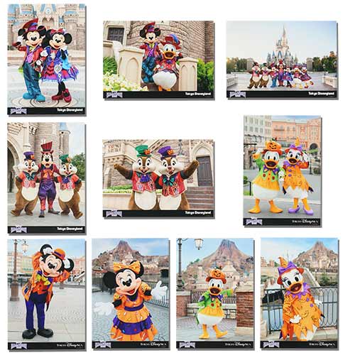 TDR - 2026 Halloween Mickey & Friends Treasure Collection x Mickey & Friends in Hallloween Costumes Photo Card Set of 10 (Release Date: Sep 15, 2026)