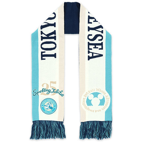 TDR - Tokyo DisneySea 25th Anniversary "Sparkling Jubilee" Autumn/Fall Season x Mickey Mouse Scarf for Adults (Release Date: Oct 1, 2026)