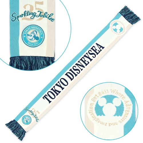 TDR - Tokyo DisneySea 25th Anniversary "Sparkling Jubilee" Autumn/Fall Season x Mickey Mouse Scarf for Adults (Release Date: Oct 1, 2026)