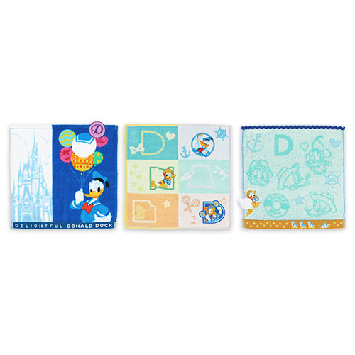 TDR - 2026 Cheerful Donald Duck Enjoying the Park Collection x Mini Towels Set of 3 (Release Date: Oct 15, 2026)