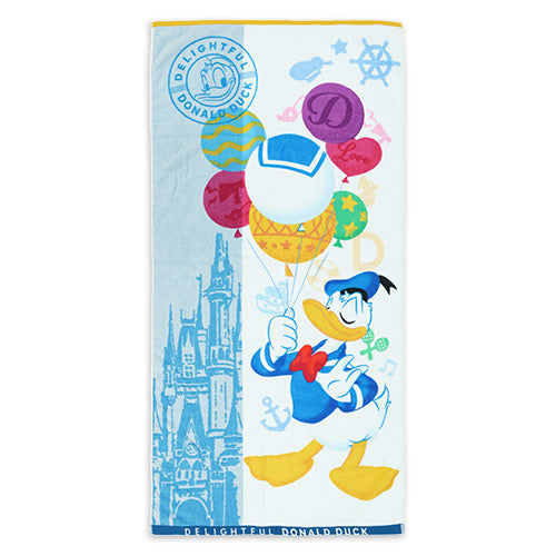 TDR - 2026 Cheerful Donald Duck Enjoying the Park Collection x Bath Towel (Release Date: Oct 15, 2026)