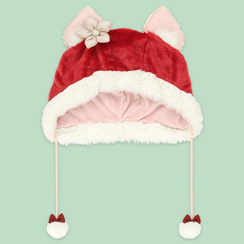 TDR - 2026 Duffy & Friends "Christmas Season"Collection x LinaBell with Christmas Costume Fan Hat with Pom Pom for Adults (Release Date: Nov 2, 2026)