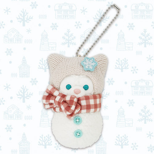TDR - 2026 Duffy & Friends "Our Little Snow Friends"Collection x Gelatoni Snowman Plush Keychain (Release Date: Nov 2, 2026)