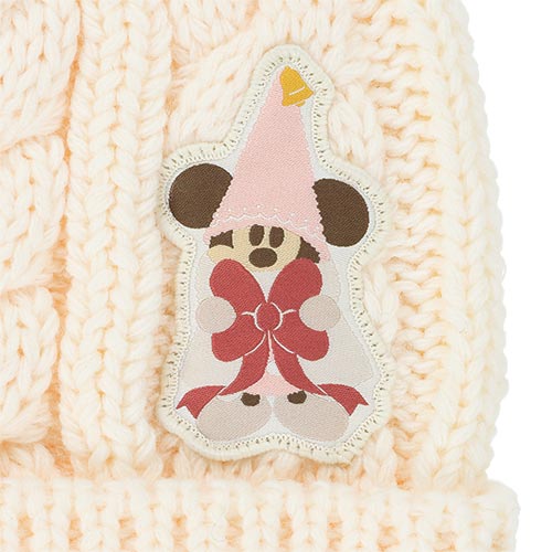 TDR - 2026 Disney Christmas Mickey Christmas Fairy "Lil Lin Lin" x Knit Beanie with Pom Pom for Adults (Release Date: Nov 10, 2026)