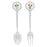 TDR - 2026 Disney Christmas Mickey Christmas Fairy "Lil Lin Lin" x Cutlery Set of 2 (Release Date: Nov 10, 2026)