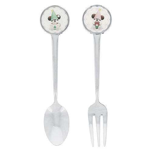 TDR - 2026 Disney Christmas Mickey Christmas Fairy "Lil Lin Lin" x Cutlery Set of 2 (Release Date: Nov 10, 2026)