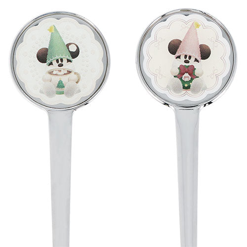 TDR - 2026 Disney Christmas Mickey Christmas Fairy "Lil Lin Lin" x Cutlery Set of 2 (Release Date: Nov 10, 2026)