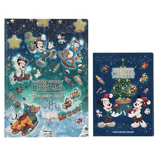 TDR - 2026 Disney Christmas x Mickey & Friends Clear Folders Set of 2 (Release Date: Nov 10, 2026)