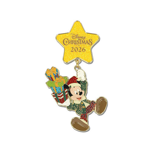 TDR - 2026 Disney Christmas x Mickey Mouse Pin Badge (Release Date: Nov 10, 2026)