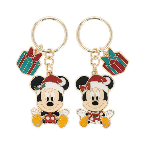 TDR - 2026 Disney Christmas x Mickey & Minnie Mouse Keychains Set of 2 (Release Date: Nov 10, 2026)