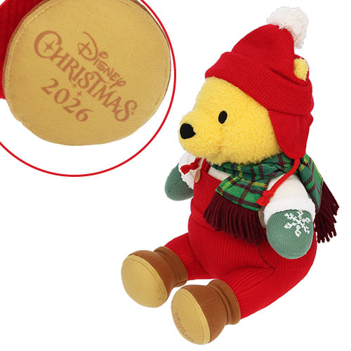 TDR - 2026 Disney Christmas x Winnie the Pooh Plush Toy (Release Date: Nov 10, 2026)