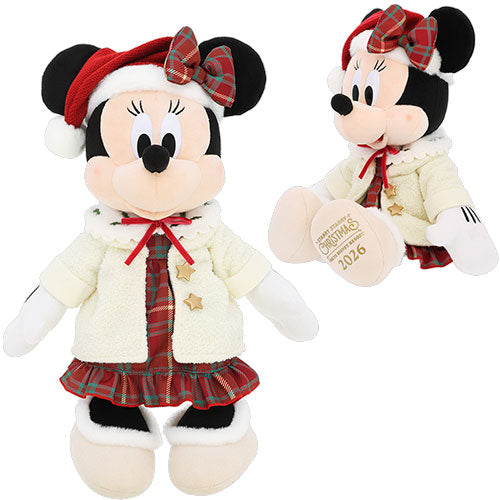 TDR - 2026 Disney Christmas x Minnie Mouse Plush Toy (Release Date: Nov 10, 2026)