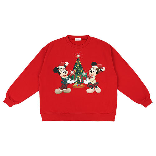 TDR - 2026 Disney Christmas x Mickey & Minnie Mouse Sweatshirt for Adults (Release Date: Nov 10, 2026)