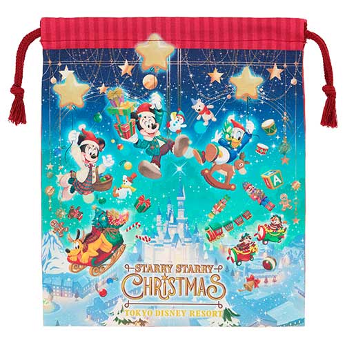 TDR - 2026 Disney Christmas x Mickey & Friends Drawstring Bag (Release Date: Nov 10, 2026)