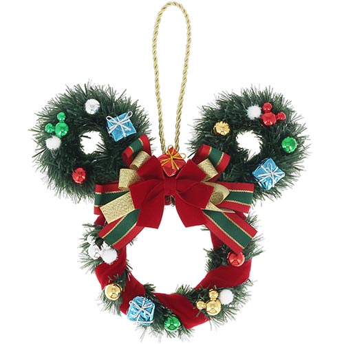 TDR - 2026 Disney Christmas x Mickey Mouse Shaped Wreath Size L (Release Date: Nov 10, 2026)