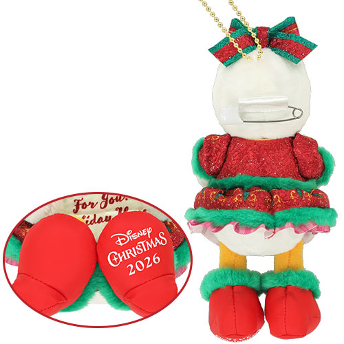 TDR - 2026 Disney Christmas x Daisy Duck "Disneyland Parade "Toys Wonderful Christmas!" Plush Keychain (Release Date: Nov 10, 2026)