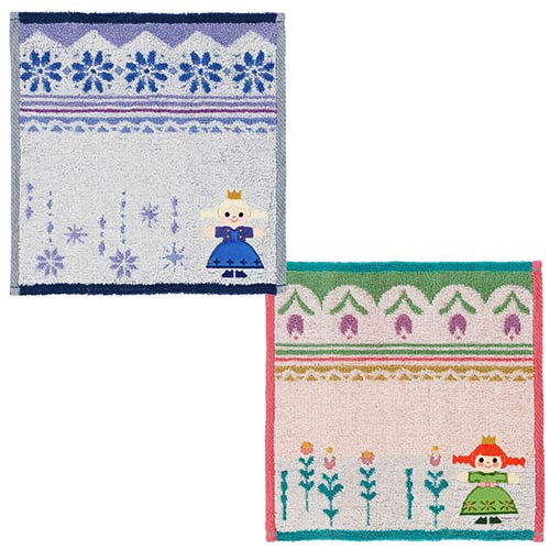TDR - 2026 Frozen Young Elsa & Anna Mini Towels Set of 2 (Release Date: Nov 19, 2026)