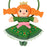 TDR - 2026 Frozen Anna's Doll Plushy Hair Tie (Release Date: Nov 19, 2026)