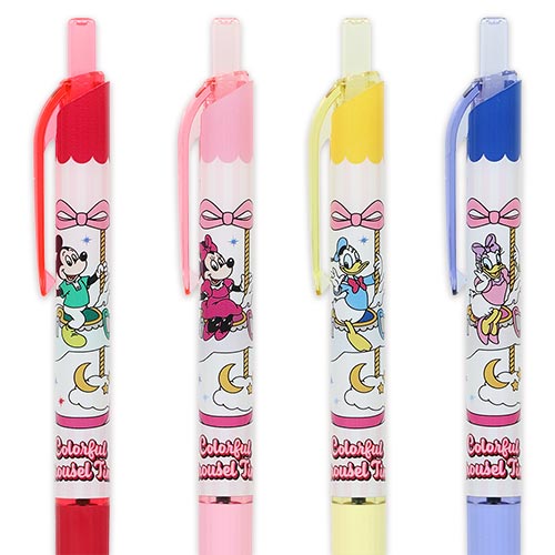 TDR - 2026 Mickey Mouse & Friends Colorful Carousel Times! Collection x Ballpoint Pens Set of 4 (Release Date: Nov 26, 2026)