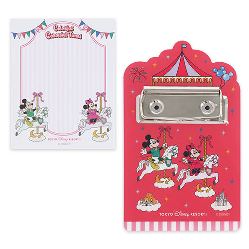 TDR - 2026 Mickey Mouse & Friends Colorful Carousel Times! Collection x Memo Pad (Release Date: Nov 26, 2026)